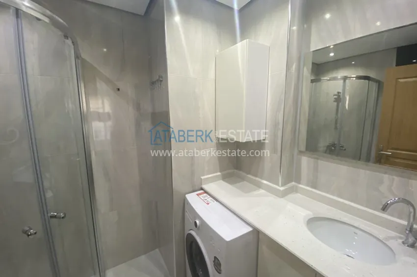 Purchase  Rent a studio in Mahmutlar with furniture in a complex on the first coastline B42 14 