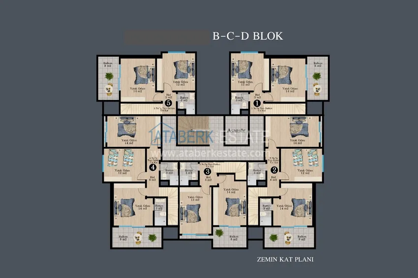 Buy cheap New investment project of a family residential complex in Alanya 4 