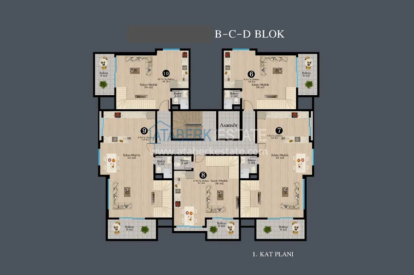 Buy cheap New investment project of a family residential complex in Alanya 5 