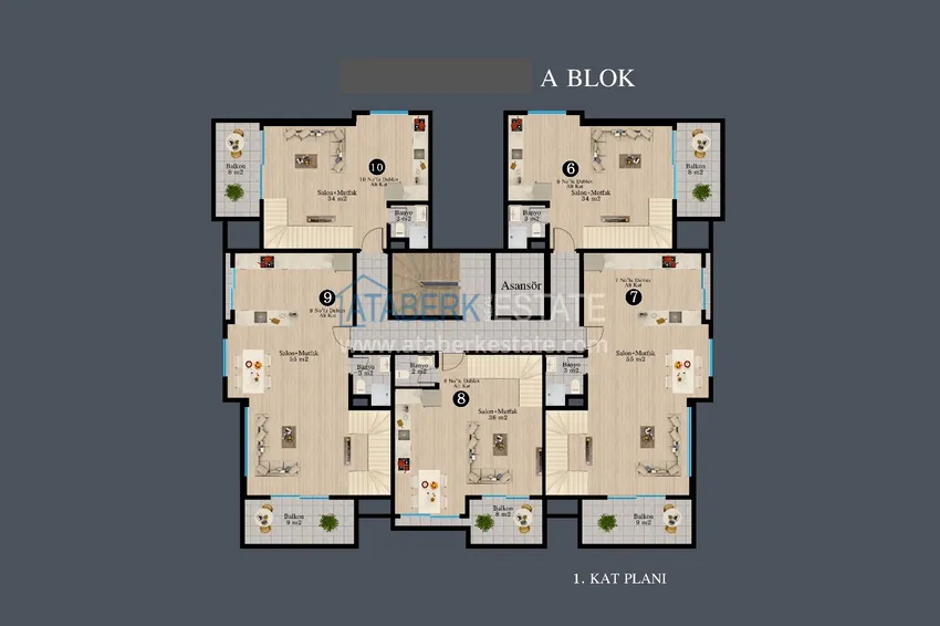 Buy cheap New investment project of a family residential complex in Alanya 6 