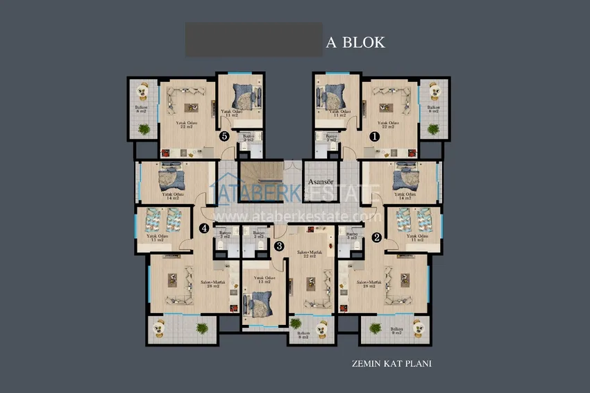 Buy cheap New investment project of a family residential complex in Alanya 7 