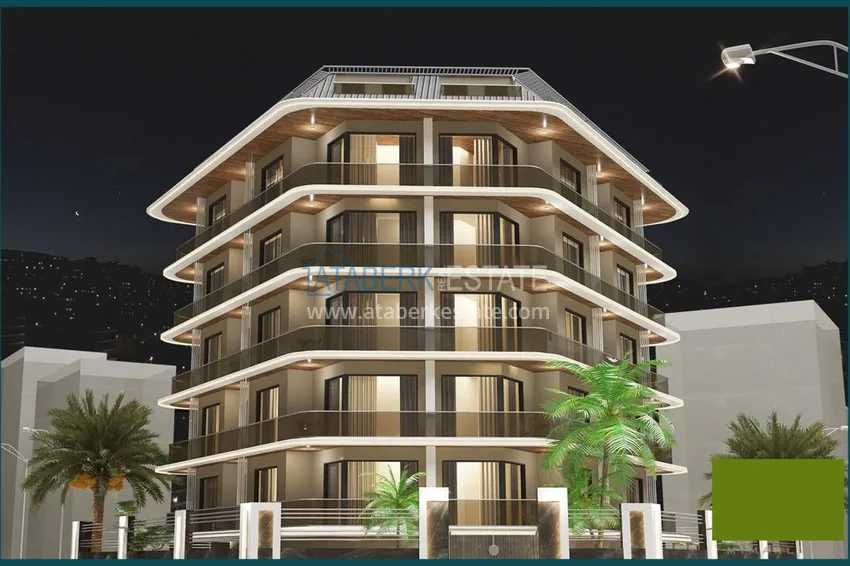 A new investment-attractive project of a residential complex in the center of Alanya 10 