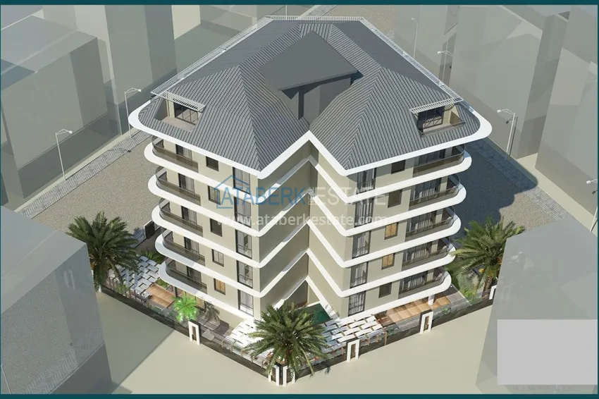 A new investment-attractive project of a residential complex in the center of Alanya 12 