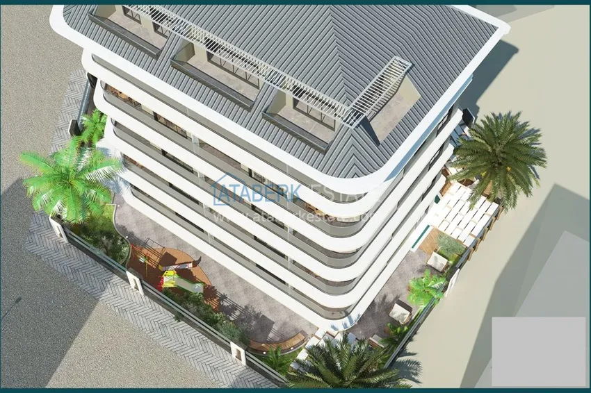 A new investment-attractive project of a residential complex in the center of Alanya 14 