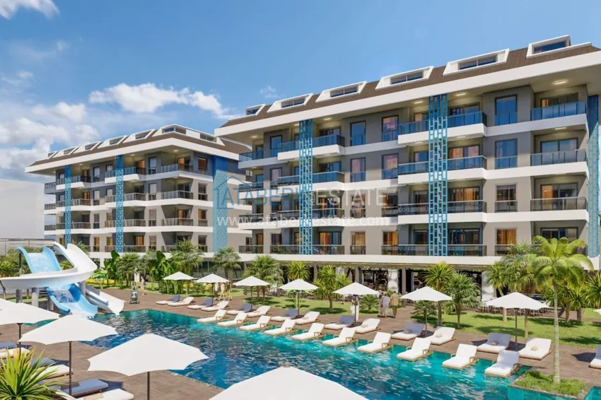 New project of a luxury residential complex in the Kestel area 15 