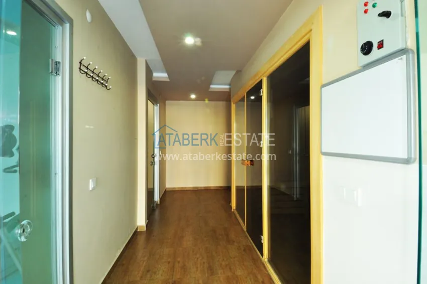 Apartment in Kestel with furniture in a complex on the first coastline 16 