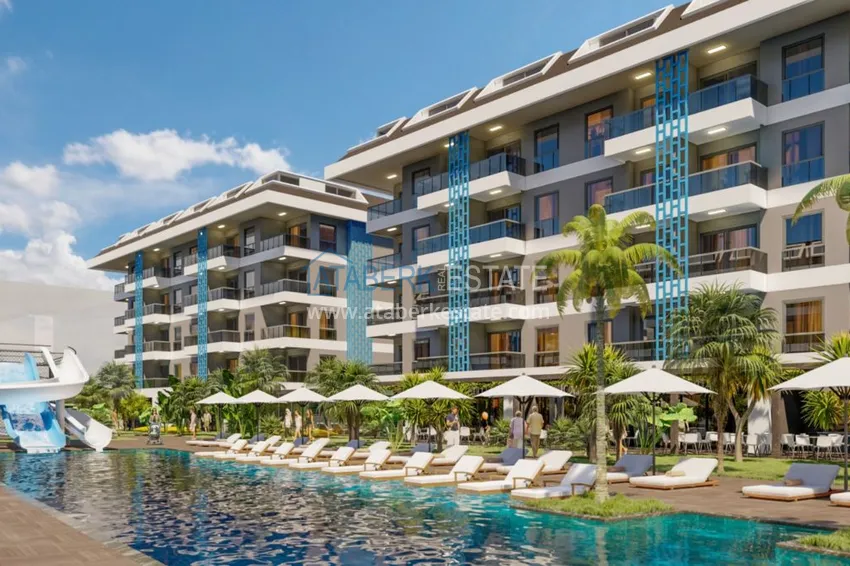 New project of a luxury residential complex in the Kestel area 16 