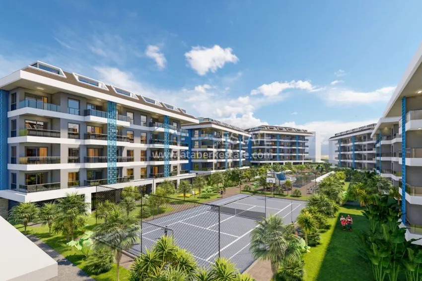 New project of a luxury residential complex in the Kestel area 17 