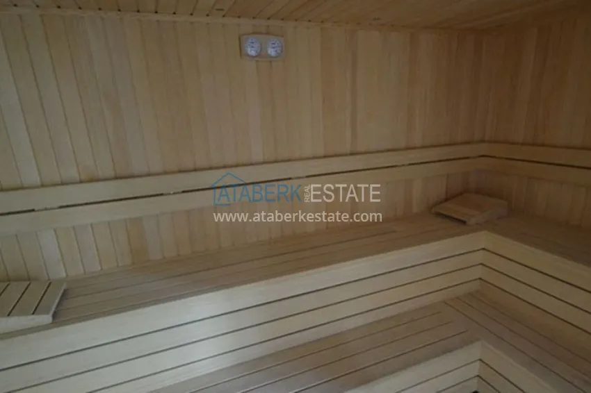 Apartment in Kestel with furniture in a complex on the first coastline 19 