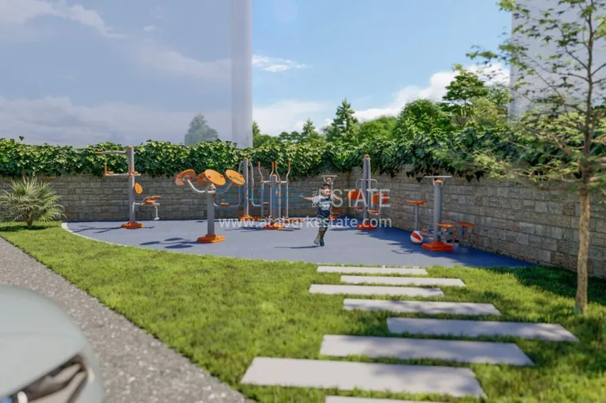 New project of a luxury residential complex in the Kestel area 19 