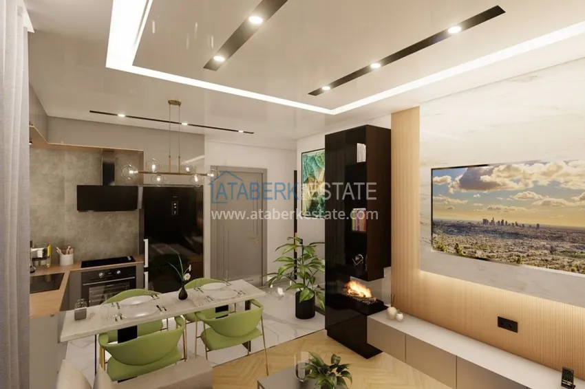 Purchase  A new investment-attractive project of a residential complex in the center of Alanya 1 