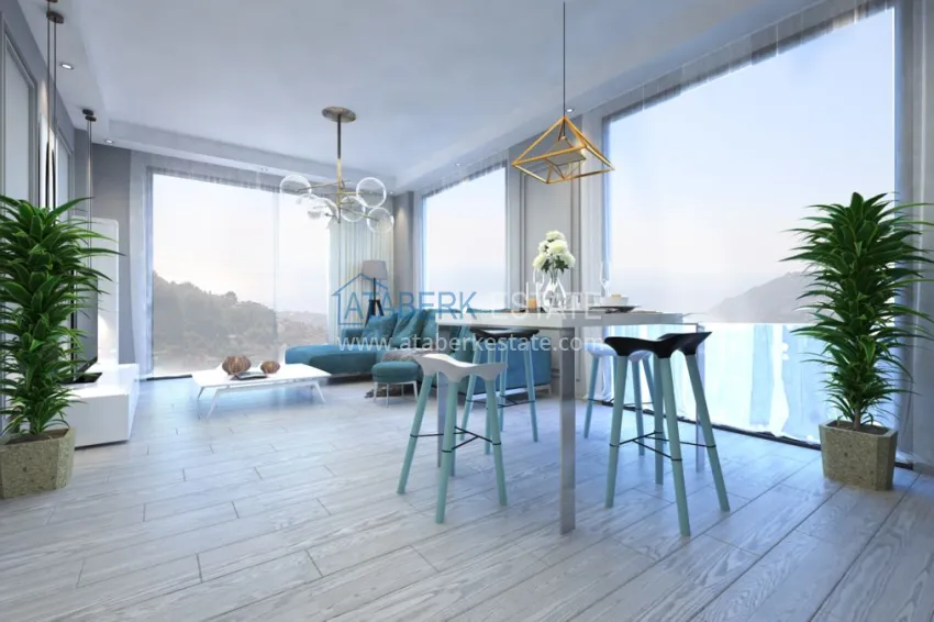 Purchase New luxury project of a residential complex in Alanya - Tepe mountain area 1 