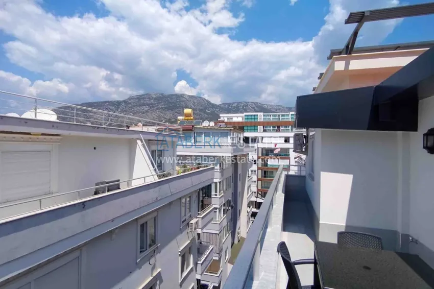 Purchase Rent a penthouse duplex in Mahmutlar by the sea — cheap No. 17 31