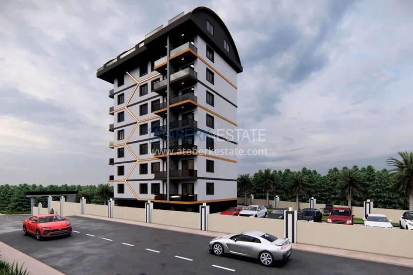 New project of a modern residential complex in the Avsallar area 4 