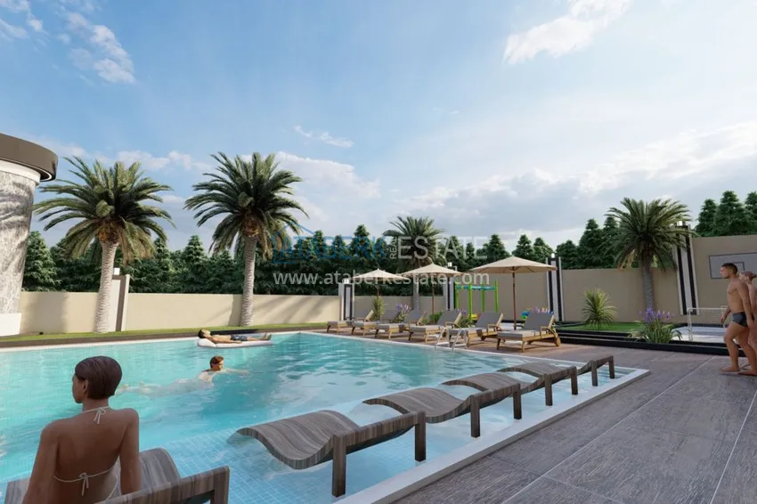 New project of a modern residential complex in the Avsallar area 8 