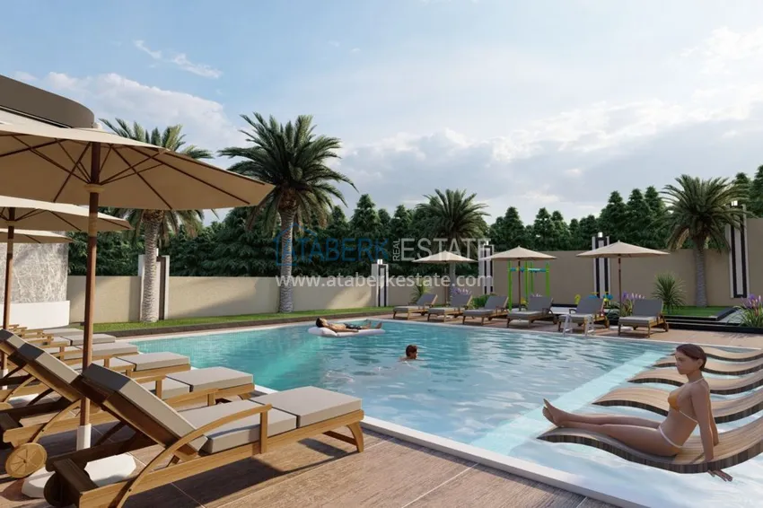 New project of a modern residential complex in the Avsallar area 9 