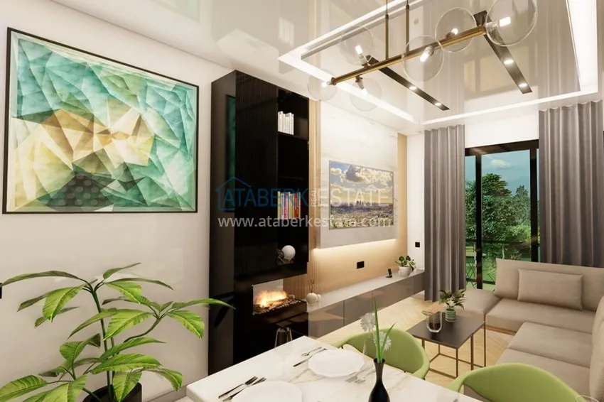 Purchase  A new investment-attractive project of a residential complex in the center of Alanya 2 