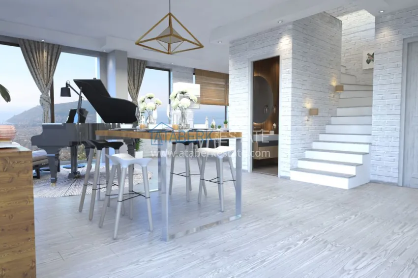 Purchase New luxury project of a residential complex in Alanya - Tepe mountain area 10 