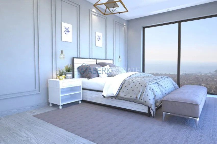 Purchase New luxury project of a residential complex in Alanya - Tepe mountain area 13 