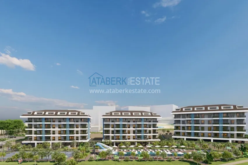 New project of a luxury residential complex in the Kestel area 3 