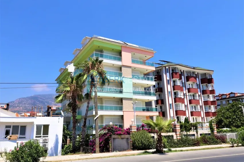 Apartment in Kestel with furniture in a complex on the first coastline 3 