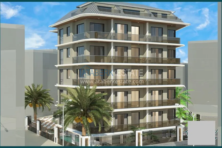 A new investment-attractive project of a residential complex in the center of Alanya 5 