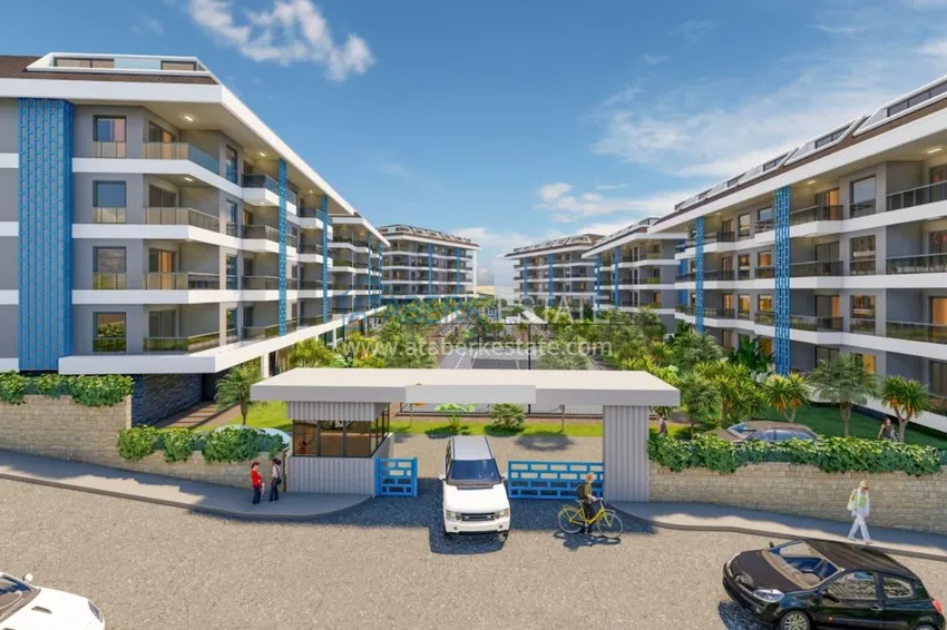 New project of a luxury residential complex in the Kestel area 10 