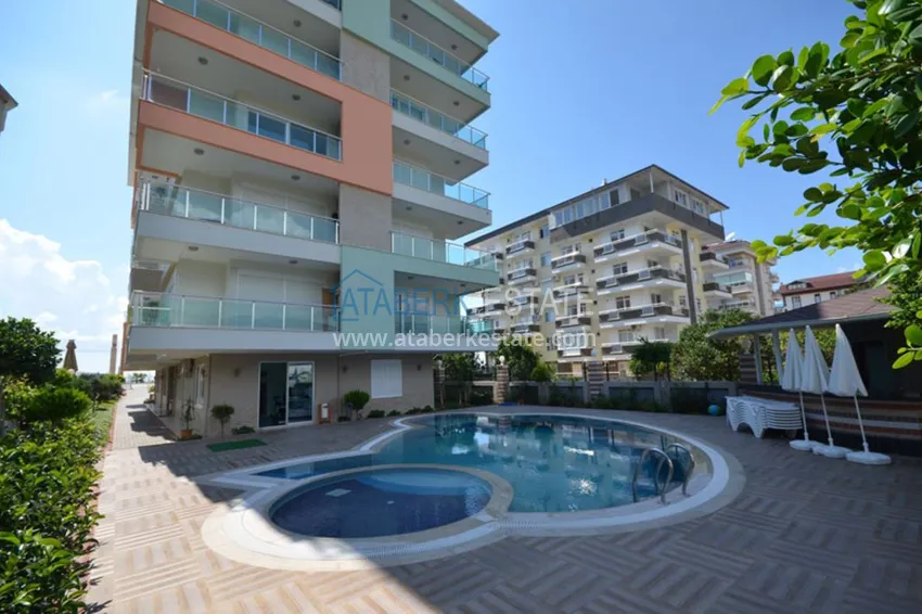 Apartment in Kestel with furniture in a complex on the first coastline 5 