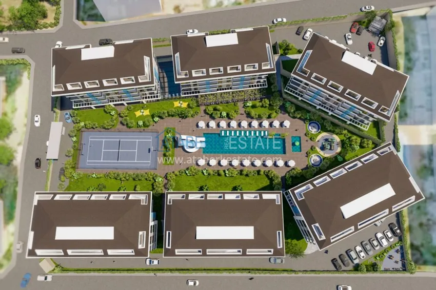 New project of a luxury residential complex in the Kestel area 9 