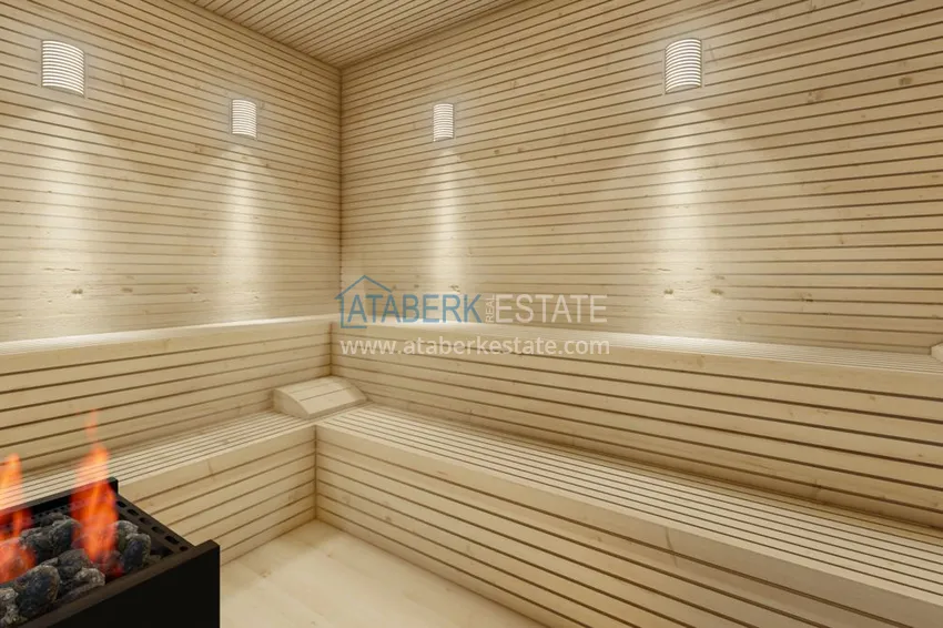 New project of a modern residential complex in the Avsallar area 14 