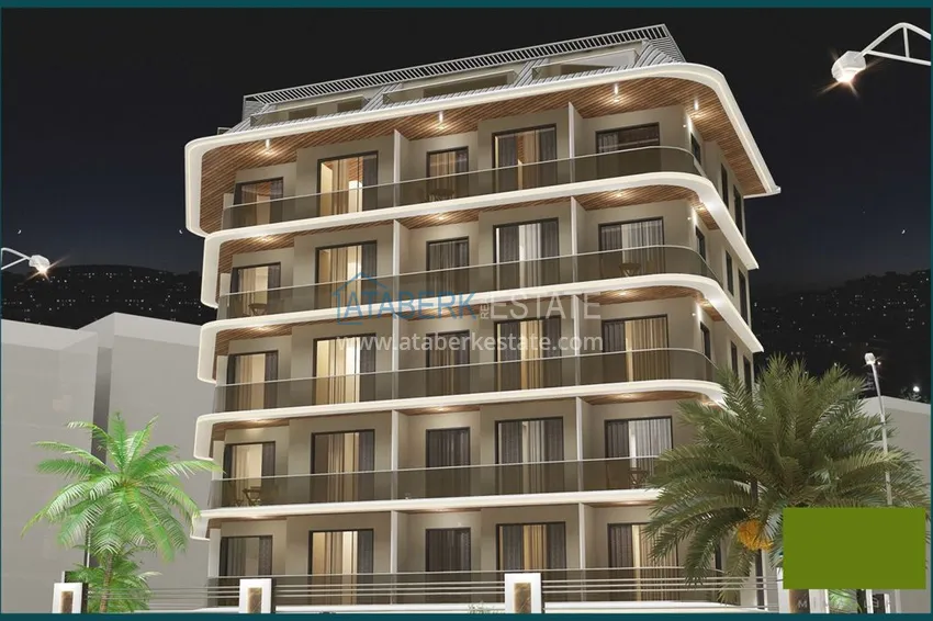 A new investment-attractive project of a residential complex in the center of Alanya 9 