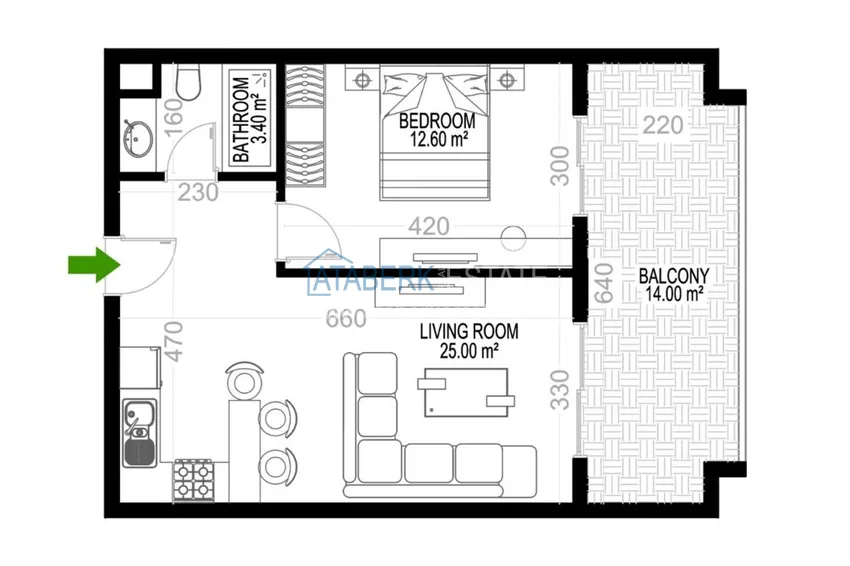 Buy cheap Apartment in Mahmutlar from an investor in a complex under construction 1 