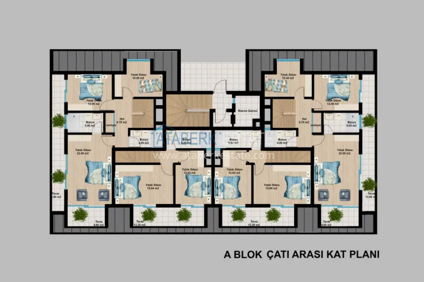 Buy cheap New luxury project of a residential complex in Alanya - Tepe mountain area 3 