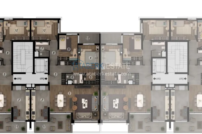 Buy cheap Apartments in Antalya, Konyaalti district with installment payment from the developer 1 