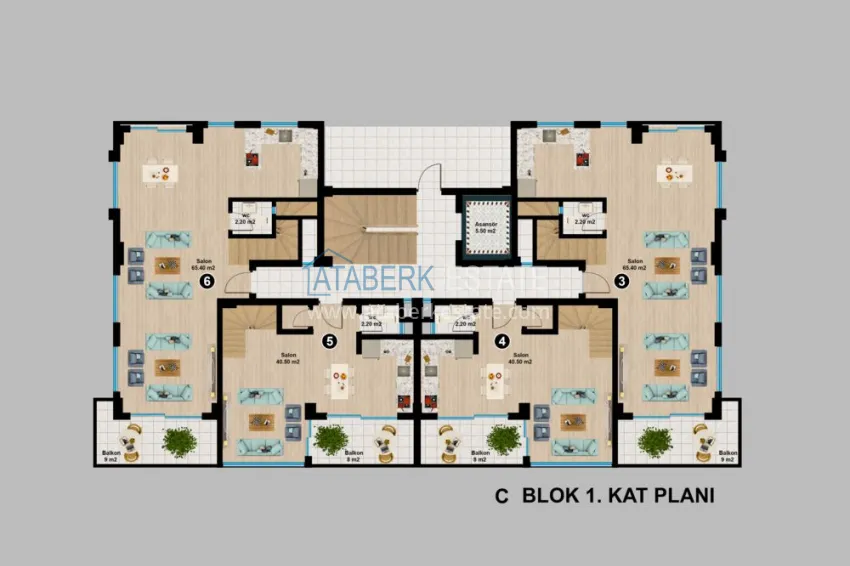 Buy cheap New luxury project of a residential complex in Alanya - Tepe mountain area 10 