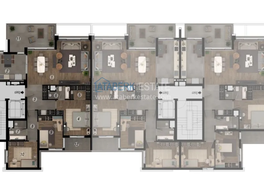 Buy cheap Apartments in Antalya, Konyaalti district with installment payment from the developer 3 