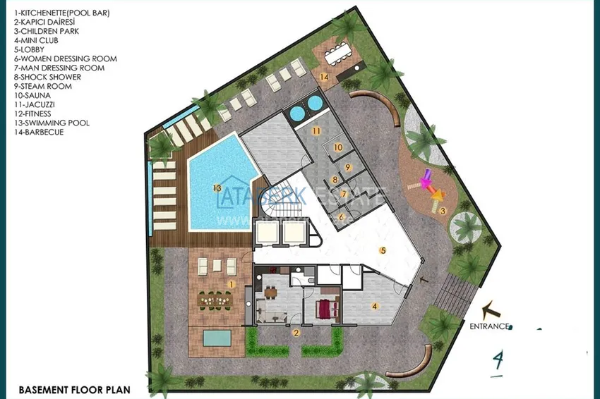 Buy cheap A new investment-attractive project of a residential complex in the center of Alanya 1 