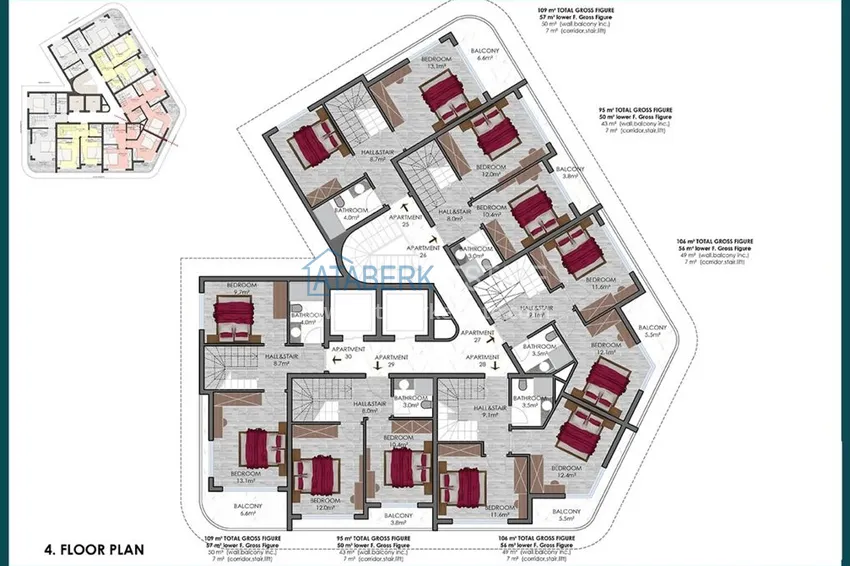 Buy cheap A new investment-attractive project of a residential complex in the center of Alanya 7 