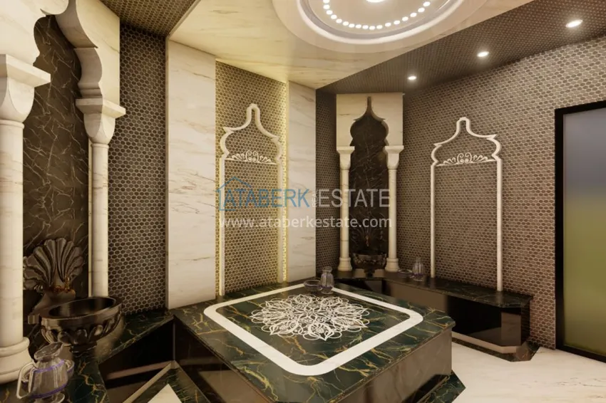 A new investment-attractive project of a residential complex in the center of Alanya 27 