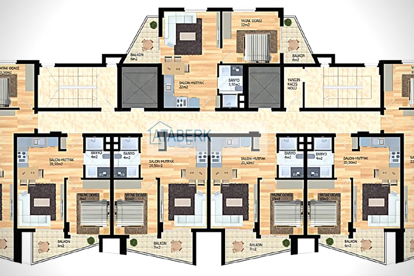 Buy cheap An investment-attractive project of a family residential complex in the Avsallar district 4 