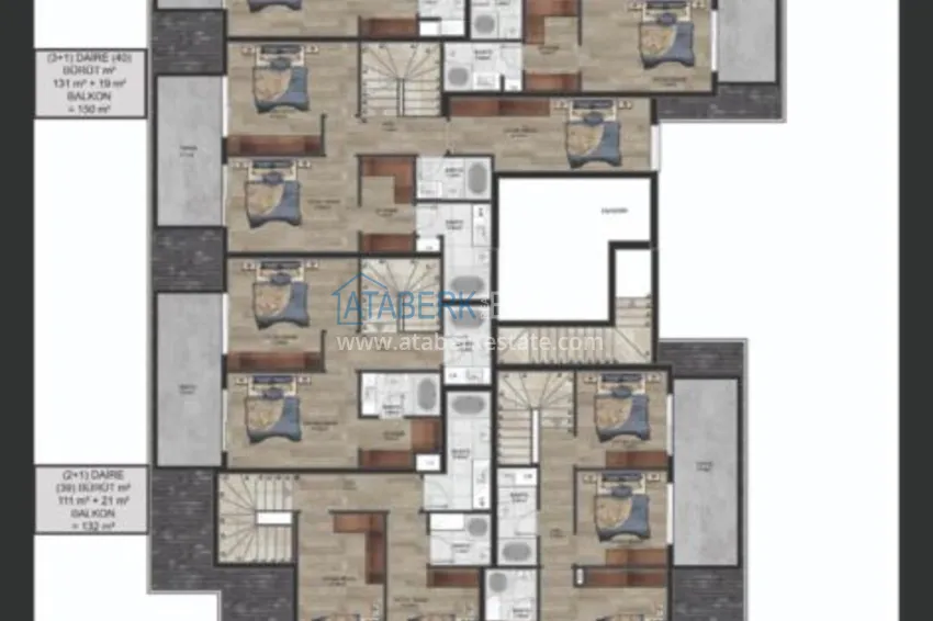 Buy cheap Apartments in Avsallar in a complex under construction with view characteristics 3 