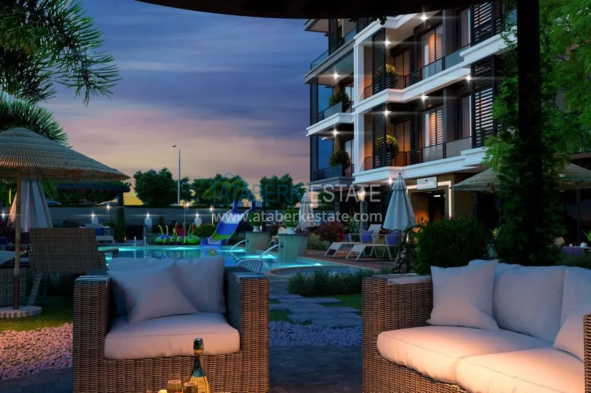 New investment project of an exclusive residential complex in Avsallar 12 