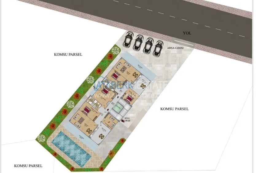 Buy cheap Apartment in the center of Alanya with a separate kitchen and fine finishing 1 