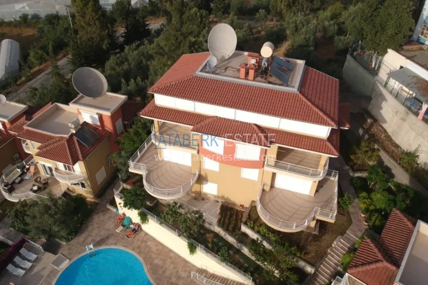 Villa in Kargicak view with furniture in a cottage complex 1 