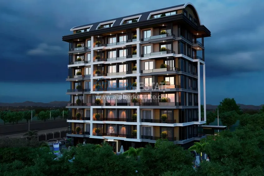 New investment project of an exclusive residential complex in Avsallar 6 