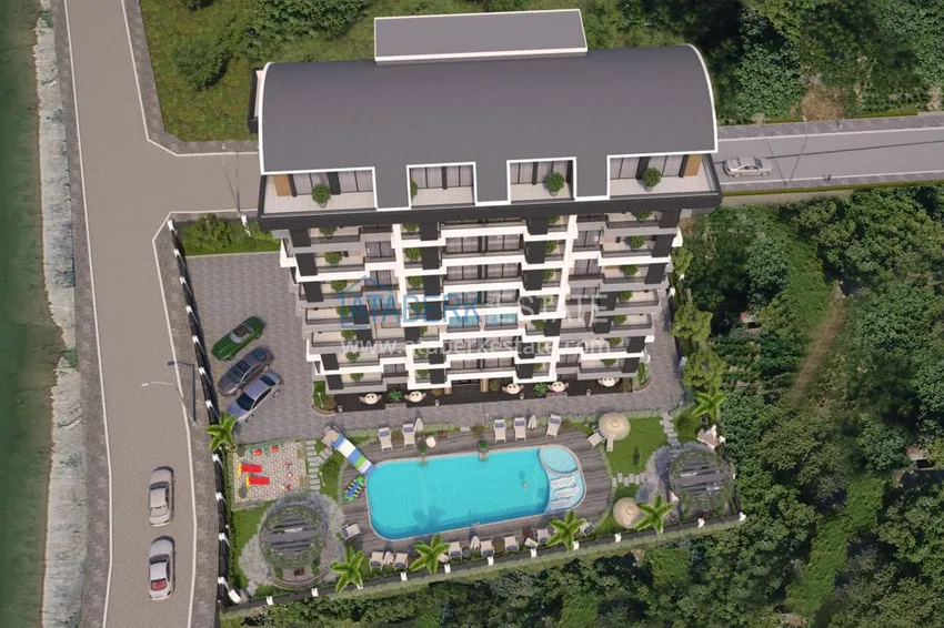 New investment project of an exclusive residential complex in Avsallar 8 