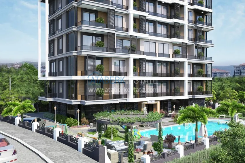 New investment project of an exclusive residential complex in Avsallar 9 