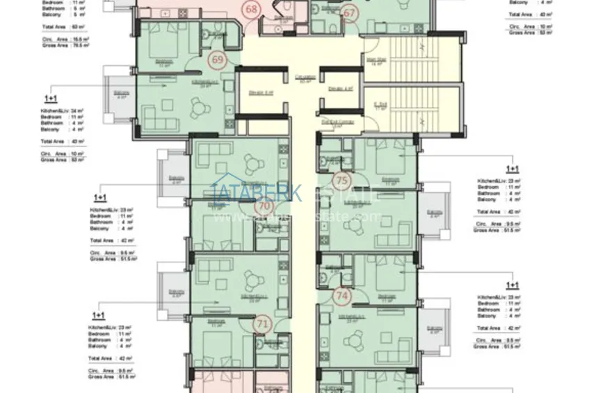 Buy cheap A new Premium residential complex with unique infrastructure in Alanya, Mahmutlar district. 2-year installment plan 21 