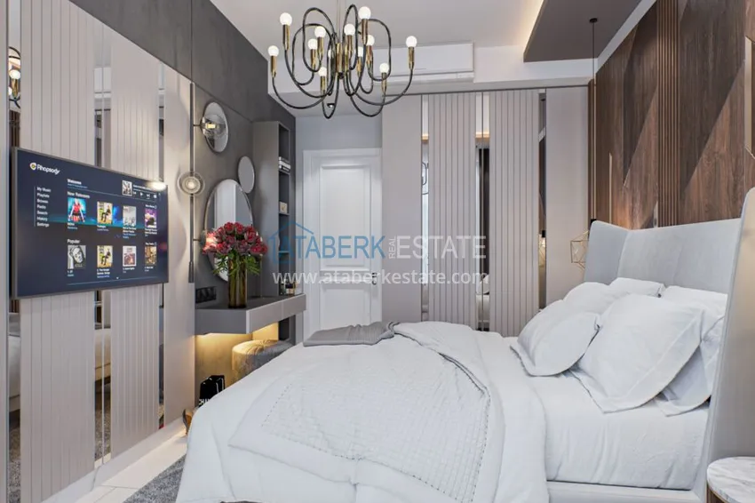 Purchase  A new comfort-class residential complex in the center of Alanya. Primary property in Alanya 11 