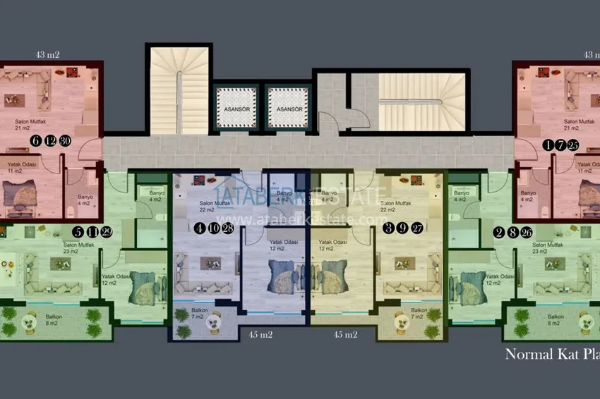 Buy cheap New investment project of an exclusive residential complex in Avsallar 3 